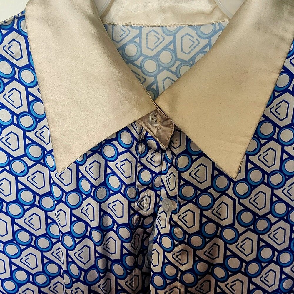 Blue office dress - Picture 4 of 6